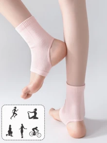 1 Pair Unisex High-Performance Knitted Ankle Support - Breathable Moisture-Wicking Yoga Socks - Suitable For All, Best Christmas Gift