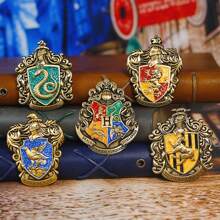 Harry Potter Harry Potter Badges, Hogwarts Four Great Colleges Brooch, Vintage Decorative Metal Brooch, For Jewelry, Accessory, And Gift, Surrounding Hogwarts Gift, Badges For Backpack Badges Fashion Decorations Gifts[Officially Licensed],School Supplies,Back To School