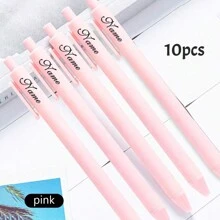 1/2/5/10/20pcs Custom Engraving Color Ballpoint Pens, Back To School Supplies For Kids, Personalized Pens Ballpoint With Name, Personalized Wedding Pen, 14.4cm/5.66in, Pink/White/Mint Green/Sky Blue/Light Blue/Yellow/Light Yellow/Light Purple/Purple/Skin Color, Customized Couple Pen, Personalized Bridesmaid Pen, Groomsman Pen, Office Decor - Multicolor - View 10