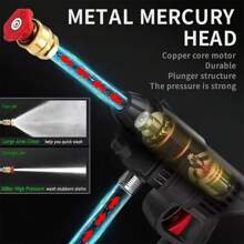 Dazone High-Pressure Car Wash Gun Kit - Portable, Stainless Steel Foam Sprayer With Quick Connect Nozzle, Up To 3000 PSI - Ideal For Vehicles, RVs, Gardens & Bikes