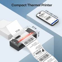 iDPRT IDPRT SP460BT Shipping Label Printer 4x6 Bluetooth Thermal Label Printer For Small Business And Shipping Package, Support Android, IPhone, Windows, MacOS.