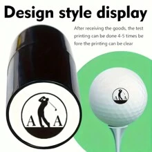 Customizable, Quick-Drying Waterproof Personalized Golf Ball Stamp, Making Your Golf Balls Look Unique. The Most Special Gift For Golfers. Reusable Golf Ball Marker Tool For Identifying Golf Balls. For Golf Balls, Golf Accessories, Gifts For Golf Enthusiasts - Multicolor - View 10