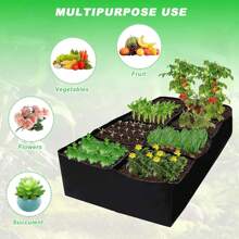 Sac de plantation, sac de plantation en feutre, sac de plantation de légumes, sac de pot de fleurs, sac de pépinière de balcon, outils de pépinière, utilisation du sol