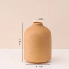 1-3pcs Ceramic Vase Set, Trumpet Mouth Design With Wide Body, Suitable For Flower Display, Living Room Decor, Corner Display, Dining Table Center Piece, Compatible With Dried Flowers, Modern Scandinavian Style Frosted Exhibition Vase, Multiple Colors Available Gifts Birthday Graduation Home Decor Flower Vase Glass Vase