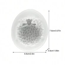 3D 可爱绵羊硅胶蜡烛模具 DIY 手工动物山羊蜡烛制作肥皂粘土石膏树脂模具装饰工具 - 白色矽膠模具 - 查看 2