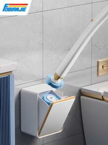 FoBianJie Disposable Bathroom Cleaning Brush, Toilet Bowl Cleaner Brush, Cleaning Brush Set With Replaceable Heads - Multicolor - View 3