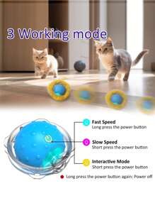 1Pc 70cm Interactive Cat Toys Ball Fast Rolling In Pouch Hide And Seek Kitten Toy Motion Activated Interactive Cat Toy For Indoor New (Only Cover)Rolling In Pouch Cat Toys Interactive Ball Hide And Seek Cat Catching Game Ball Motion Activate Chirping Smart Cat Toy Exercise