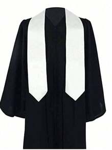 1 peça de formatura de cor sólida, macia e confortável, ideal para cerimônia de formatura