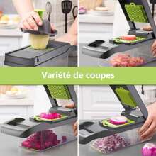Potato Grater Home Kitchen Multi-Function Scraper Carrot Shredded Potato Slicer Vegetable Cutting Tool - Green - View 6