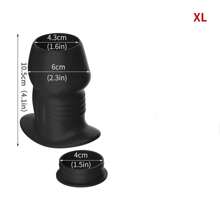 Tapón anal de silicona con tope, juguete sexual unisex para tienda erótica, juguetes sexuales anales para mujeres, entrenador anal, espéculo hueco, cuentas anales, juego sexual para adultos