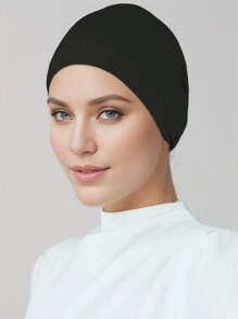1 buc. Bandă de păr moale pentru femei, înfășurare de păr elastică în culoare solidă, turban cu bandă elastică antiderapantă care absoarbe umezeala, potrivită pentru sport și ținute casual