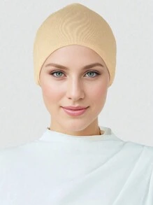 1 buc. Bandă de păr moale pentru femei, înfășurare de păr elastică în culoare solidă, turban cu bandă elastică antiderapantă care absoarbe umezeala, potrivită pentru sport și ținute casual