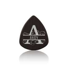 1 PC Personalized Guitar Picks, Custom Wooden Guitar Pick Case Box With Engraving, Wood Guitar Pick Organizer Music Gift For Guitarist Musician - Walnut - View 18