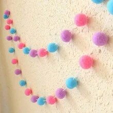 50 pièces/paquet, 1/1,5/2/2,5/3cm Pompons de couleur bonbon, haute élasticité - pour l'artisanat DIY, pompons colorés, cadeaux de fêtes, accessoires de cheveux, vêtements, rideaux, décorations de porte, art textile doux pour la décoration murale de la maison, décorations de fête