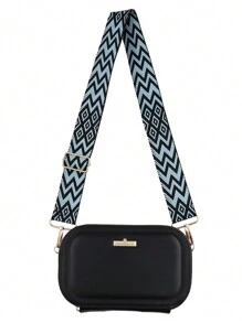 Adjustable Casual Wide Strap For Women, Detachable Shoulder Strap Accessory For Handbags - Blue - View 8