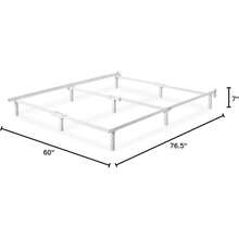 ZINUS 14 Inch Elias Metal Platform Bed Frame, Steel Support, No Box Spring Needed, Easy Assembly, Queen - White - View 10
