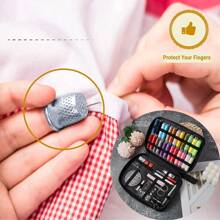 68/90 Pcs Sewing Kit With Sewing Supplies And Accessories- 24-Color Threads, Needle And Thread Kit Products For Small Fixes, Basic Mini Travel Sewing Kit For Emergency Repairs
