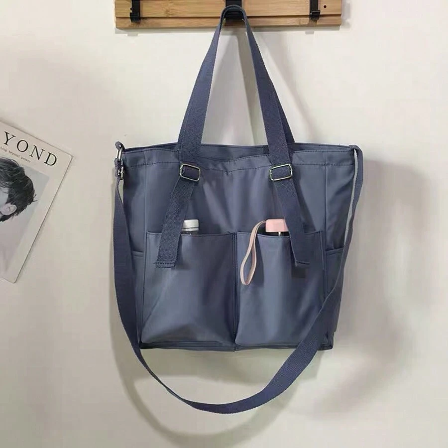 Women's Crossbody Bag Waterproof Nylon Large Capacity 5007(No Pendant) - Màu xanh lam - Xem 1