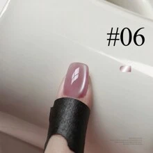 MISS SHAKA 10ml Autumn Moon Night Cat Eye Gel Nail Polish Nail Art Nail Salon Special For Autumn And Winter Black Clever Amber Brown Glass Bead Nail Gel Nail Supplies Christmas Nails