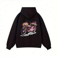 1 件/2 件/3 件明亮自行车花熨烫 - 可洗贴纸，适用于 T 恤、牛仔裤、夹克等 - 设计 - 彩色 - 查看 6