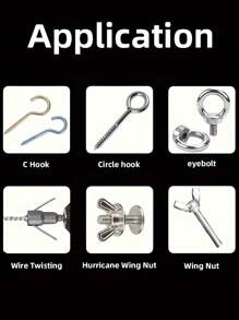 1pc Butterfly Bolt Socket Wrench 6.35mm Hex Shank Socket Adapter Nut For Power Tool Slotted Electric Screwdriver