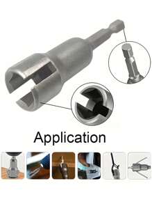 1pc Butterfly Bolt Socket Wrench 6.35mm Hex Shank Socket Adapter Nut For Power Tool Slotted Electric Screwdriver