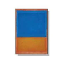 1pc Mark Rothko Abstract Canvas Painting Modern Art Poster And Prints Wall Decorative Pictures For Living Room Home Decoration No Frame - Multicolor - View 8