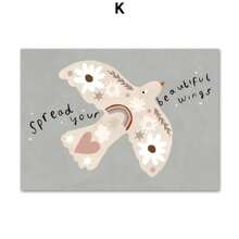 1PC London Bus Queen Car Peace Mouse Bat Wall Art Canvas Painting Nordic Posters And Prints Wall Pictures Baby Kids Room Decor No Frame