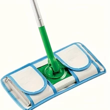 1/2pcs Detachable Replacement Pads For Flat Mop, Durable Washable Mop Pads, Dust Mop Heads, Soft Mop Refill Heads, Super Absorbent And Easy To Clean, Cleaning Supplies, Cleaning Tools, Essential For Back To School