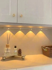 20cm/30cm/40cm/50cm LED Cabinet Light With Motion Sensor And 3-Color Adjustable Light Strip, Suitable For Cabinets, Shoe Racks, Entryways, Essential For Kitchen, Bedroom, Wardrobe And Home - Multicolor - View 1