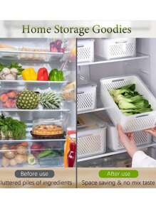 6pcs Set Premium Airtight Food Storage Containers - Multipurpose,Plastic Meal Prep Boxes, Reusable, Leak-Proof & Freezer Safe,  - Kitchen Organizers