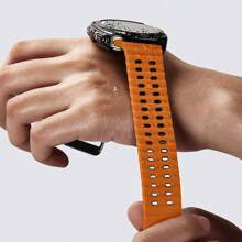 Pulseira Esportiva de Silicone Bicolor Compatível com Samsung Galaxy Watch Ultra, Pulseira Marinha para Galaxy Watch Ultra 47mm, Pulseira para Galaxy Watch 8/8 Classic