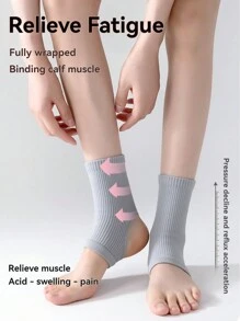 1 Pair Unisex High-Performance Knitted Ankle Support - Breathable Moisture-Wicking Yoga Socks - Suitable For All, Best Christmas Gift