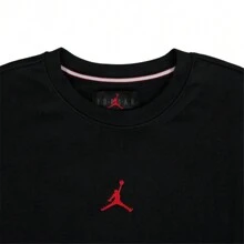 Jordan MJ FLC CREW GCEL 圆领套头运动衫，男式，黑色，IB5605-010 - 黑色 - 查看 3