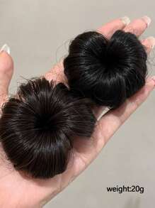 2 件套婴儿发髻发饰，幼儿发夹配件