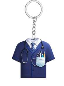 [Customer's Favorite] Nurse And Medical Personnel Acrylic Keychain - Christmas And Thanksgiving Perfect Gift, Suitable For Car Keys And Backpacks, Universal For All Seasons School Car Accessories Cute Goth Y2k Bag Accessories Lanyards With Id Holder Car Accessories Bag Charms - Multicolor - View 21