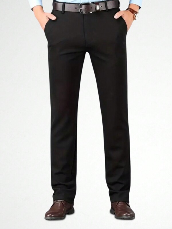 Calça Social Masculina Oxford Tradicional Tecido Plus Size