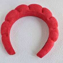 6pcs/Set Women's SPA Hairband Set, Spa Headband Hair Hoop Claw Clip Velvet Hair Hoop Wristband For Washing Face Skincare Makeup Wear, Gift Home Bathroom Decor Fall Decor Back To School
