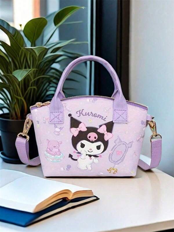 Sanrio 1 pieza Bolso bandolera, bolso de maquillaje, bolso de mano para niños con personajes de Sanrio