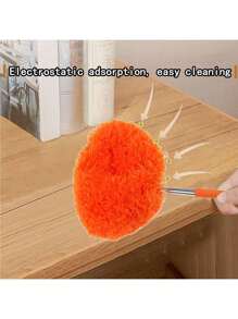Retractable Duster Cleaner Suitable For Cleaning Crevices, Fan Dusting, Reusable Multi-Functional Dust Wand For Whole House Cleaning, Tools For Men - Multicolor - View 5