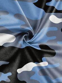 Men's Two-Piece Summer Casual Fashion Suit, Men's Crew Neck Short-Sleeved T-Shirt And Belted Shorts With Pockets, Casual Sports Suit - màu đen - Xem 5