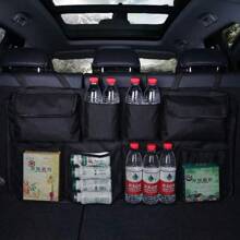 1pc Car Trunk Car Organisers Backseat Hanging Car Organizer With 8 Large Storage Bags Trunk Organizer For SUV Truck Space Saving Accessories