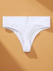 VKME 5pcs/Set Seamless Thong Panties, Women Low Waist Sports Underwear - Multicolor - View 8