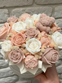 Conjunto de moldes de silicone de 4 peças - Designs de ursos de rosas e corações para velas DIY, sabonetes, artesanatos de argila - Presente perfeito para namorada, jovens, família - Ideal para Páscoa, Dia dos Namorados, aniversários, decoração de casa