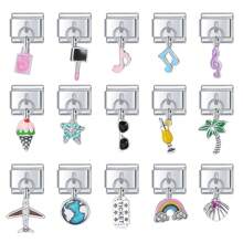 Birthstone Design Italian Charm Bracelet For Women Starter Bracelet For Girls 9mm Italian Charms Charm Opening Tool Handmade Bracelet DIY Link Jewelry Gifts - Multicolor - View 2