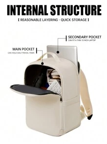 Myco Ryanair Cabin Bag - 15.75x7.87x9.84inch /40cm*26cm*20cm Laptop Backpack,Business Travel Anti Theft Slim Durable Laptops Backpack, Water Resistant College Computer Bag For Women & Men Fits 15.6 Inch Laptop And Notebook Bag For School School Accessories School Stuff - Multicolor - View 10