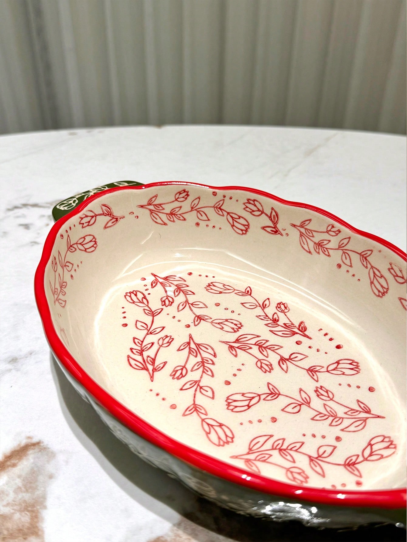 طقم أواني خزفية مطلية يدويًا بطراز قديم، أدوات طهي...