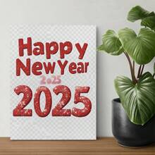 1 Pc 2025 Wooden Framed Canvas Painting -  Thickness 2.25cm/0.9inch,Home Gift Decoration, Room Decoration Aesthetic, Wall Decoration Art, Perfect Gift, Autumn And Winter Wall Decoration, Living Room Decoration, Bedroom Decoration, Kitchen Decoration, Entry Decoration, Bathroom Decoration, Direct Wall Painting, High Quality Wall Painting Poster