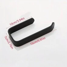 1 件壁挂式卫生纸架，无需打孔纸巾卷，浴室纸巾架，浴室配件柜挂式卷纸架免打孔壁挂式厨房纸巾架家用抹布塑料包装袋收纳架适用于浴室和厨房浴室装饰夏季 - 彩色 - 查看 3