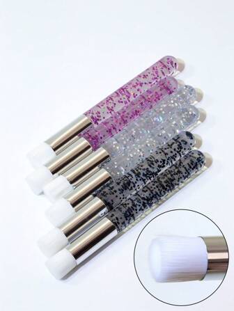 2 件清洁鼻刷，适用于面部清洁、睫毛延长慕斯清洁刷、黑水晶睫毛洗发刷黑头清洁微软毛刷、睫毛清洗刷洗睫毛膏棒化妆美容工具睫毛配件